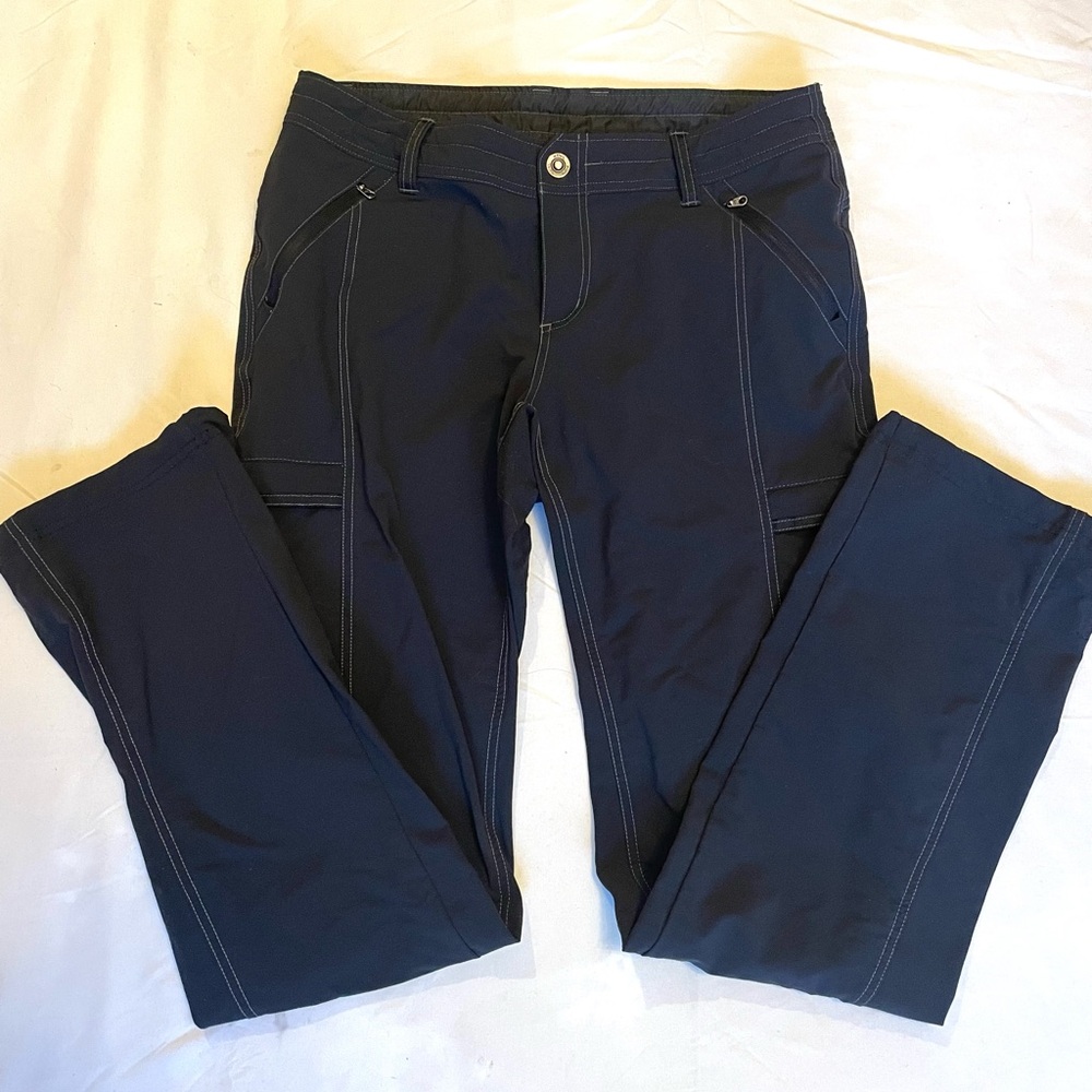 KÜHL Raid Softshell Hiking Performance Pants Black Women's Size 10 Regular